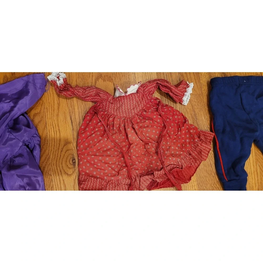 Large Bulk Lot Vintage Mixed Doll Clothes‎ with 20